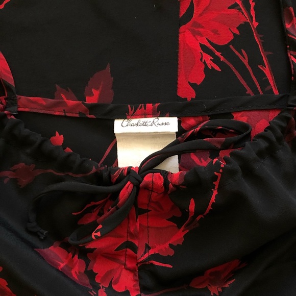 90s Y2K VINTAGE ROSE DRESS - Picture 3 of 3